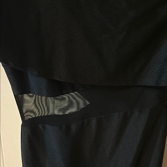 Camille La Vie Black One Shoulder Ruffled Cocktail Dress - Picture 2 of 8